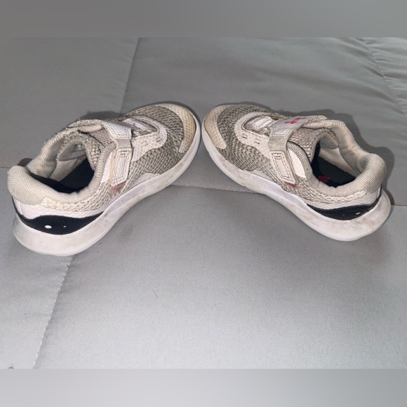 Under Armour Kids' Pink and Gray Sneakers Size 8 - Picture 6 of 6